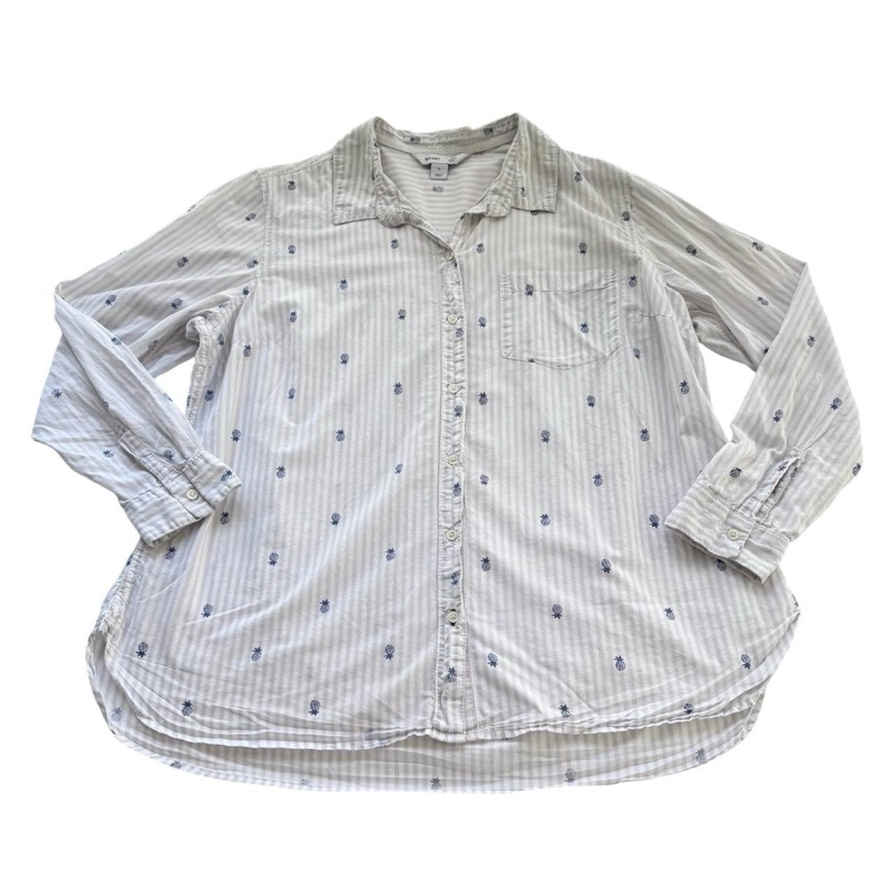 Old Navy Striped Pineapple Shirt